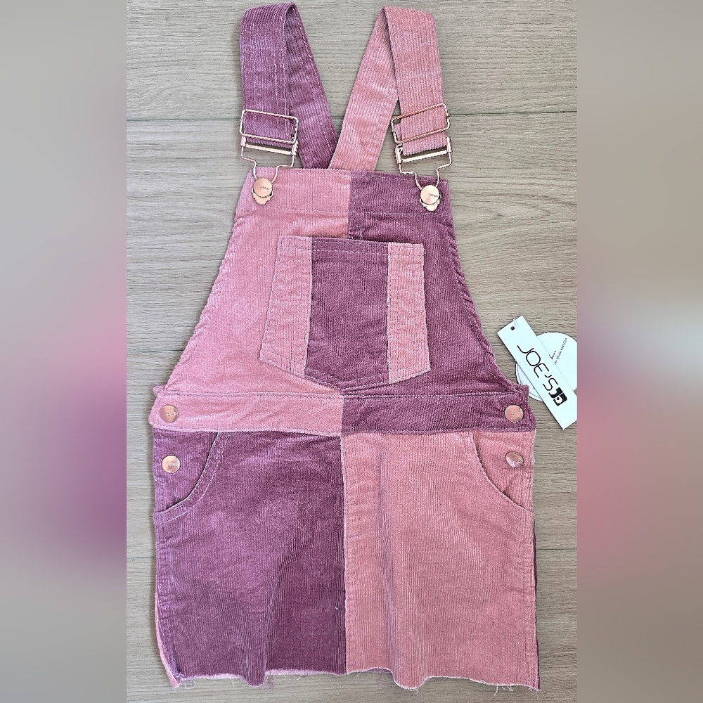 Joe's Jeans Kids Two-Tone Pink Overalls